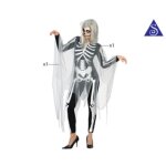 Dguisement de squelette xl - femme - noir - polyester