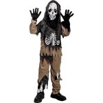 Dguisement squelette zombie enfant - zombie - blanc - polyester - halloween