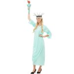 D�guisement statue de la libert� femme am�rique �tats - unis eua - bleu