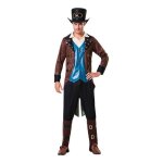 Dguisement steampunk disfrazzes - homme - veste pantalon chapeau - multicolore