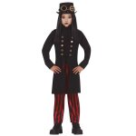 D�guisement steampunk gothique garcon 5 / 6 ans noir