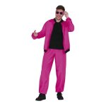 Costume - d�guisement surv�tement fuchsia fluo homme - veste et pantalon - adulte - int�rieur
