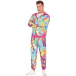 Dguisement survtement pop annes 80 - 90 homme m bleu turquoise ciel marine