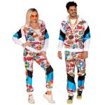 Dguisement survtement pop art amricain adulte xl - multicolore