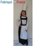 D�guisement tablier - robe de bretonne enfant avec sa coiffe
