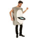Dguisement toilettes wc adulte - humour et grivois - polyester - normes ue - no name