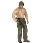 Dguisement torse 3d super muscle - widmann - adulte homme - tissu - couleur peau
