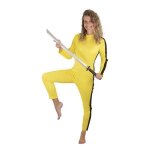Dguisement de tueuse kill bill - adulte - jaune - combinaison