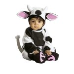 D�guisement vache pinta b�b� - rubies - noir - carnaval - 12 mois