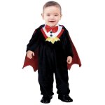 Dguisement vampire bb - noir - 18 / 24 mois - cape bicolore - n?ud papillon - mixte