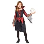 Dguisement vampire satin - jadeo - multicolore - 7 / 9 ans - satin - pour fille