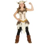 Dguisement viking beige fille - 7  9 ans - bandeau et robe inclus