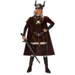 Dguisement viking bera pour femme - widmann - costume de guerrire de luxe pour adulte - taille xl