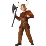 Dguisement viking enfant - atosa - cape chemise ceintures et pantalon - multicolore marron garon