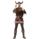 Dguisement viking homme xl marron chocolat