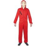 Dguisement - lucida - dguisement combinaison voleur rouge adulte