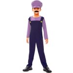 D�guisement waluigi plombier enfant - eurocarnavales sa - noir - mario - pour carnaval et soir�es � th�me ...