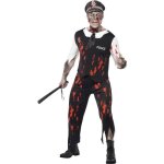 Dguisement zombie policeman - smiffys - pour homme - tee - shirt pantalon et casquette assortis