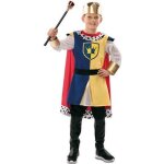 D�guisement - roi m�di�val - enfant et b�b� - 3 ans - complet avec cape et couronne