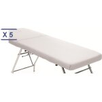 Déliktess® - 5 draps housse jetables pour table de massage - imperméable - 210 x 93 cm - non tissé Déliktess® - 5 draps housse jetables pour table de massage - imperméable - 210 x 93 cm - non tissé