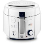 Delonghi f38436 friteuse �lectrique classique rotofry - blanc