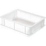 Bac � p�tons gilac 9l pizza et pain blanc - demi bac 40x30x10 cm - - demi bac blanc - 400x300x100mm - ...
