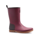 Demi bottes femme rouchette origin - rouchette - caoutchouc - rouge - aubergine - basse