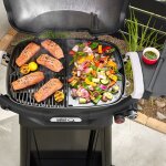 Demi plancha pour barbecue � gaz weber q 3200n