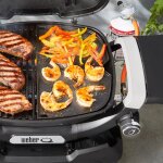 Demi plancha pour barbecue gaz weber srie q 1000n