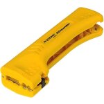 Dnudeur de cbles lectriques perel - allrounder - convient pour cbles ronds et plats - jaune