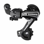 Drailleur arrire shimano tourney rd - ty21 - b - gs - noir - 6 vitesses - homme - adulte