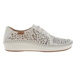 Derbies en cuir ajour�es blanc - pikolinos