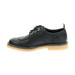 Derbies cuir kickers kick levy - noir / miel