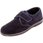 Derbies extra - larges en textile molletonn� pour homme - marine