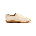 Derbie femme p�diconfort - beige - cuir - confortable et �l�gante