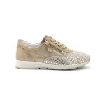 Derbies femme p�diconfort - beige - dessus en cuir - confort pour hallux valgus