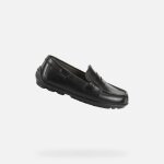 Derbies garçon - geox j new fast - cuir noir - confortables et respirants Derbies garçon - geox j new fast - cuir noir - confortables et respirants