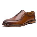 Derbies homme en cuir marron fonc� pour mariage et business