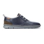 Derbie pikolinos rivas - homme - bleu - cuir Derbie pikolinos rivas - homme - bleu - cuir
