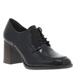 Derbies talon bottier - marque - modle - noires - noir - femme