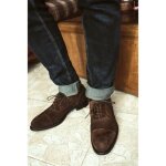 Derby en cuir pour homme belym - marron - lgant et confortable