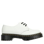 Derby dr martens 1461 bex - blanc - cuir - lacets - femme - printemps t 2021