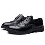 Derby homme en cuir noir sculpt confortable avec lacet et aration