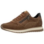 Derby rieker 49001 - chaussures en cuir - marron - femme