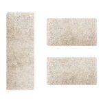Descente de lit barcelona crme 1 tapis 67 x 330 cm + 2 tapis 67 x 130 cm