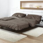 Descente de lit sphinx cr�me 1 tapis 67 x 240 cm + 2 tapis 67 x 140 cm