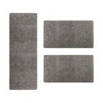 Descente de lit sphinx gris 1 tapis 67 x 240 cm + 2 tapis 67 x 140 cm
