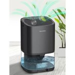 Dshumidificateur - mioloe - 1000ml - portable - super silencieux - arrt automatique