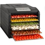 Kitchen chef déshydrateur fruits et légumes 6 plateaux 500w - secco 6 black Kitchen chef déshydrateur fruits et légumes 6 plateaux 500w - secco 6 black
