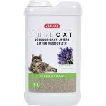 D�sodorisant pour liti�re - zolux - pure cat - parfum lavande - 1 l - neutralise les odeurs